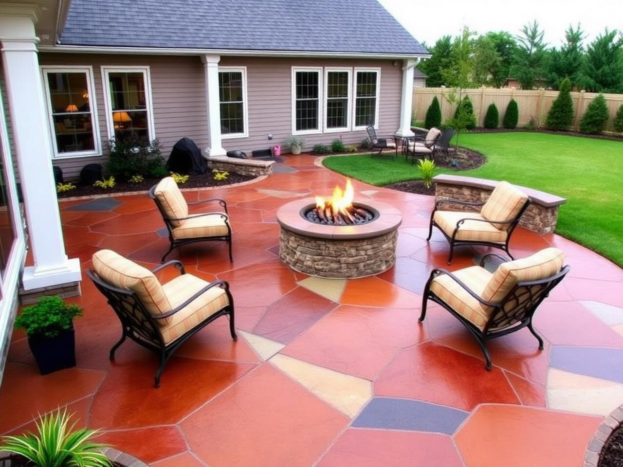 Decorative Concrete — Decorative Concrete services in El Paso by ALX Construction